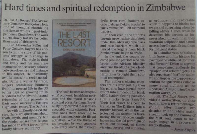 The Last Resort A Memoir of Zimbabwe Douglas Rogers