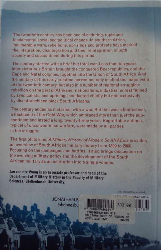 A Military History of Modern South Africa Ivan Van Der Waag