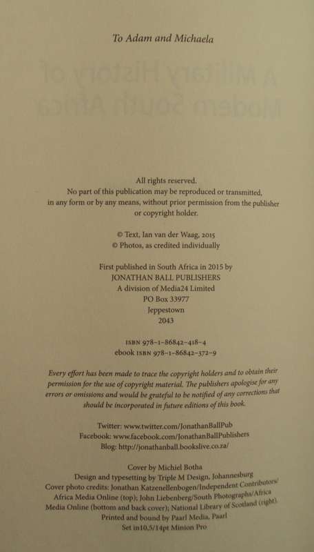 A Military History of Modern South Africa Ivan Van Der Waag