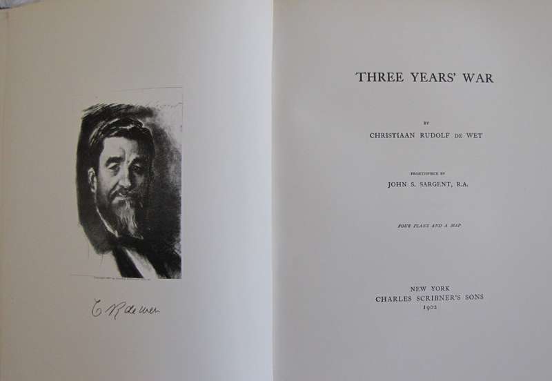 Scripta Africana Series Three Years War  General Christiaan De Wet