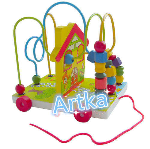 3 ON AUCTIONS !!!KIDDIES EDUCATIONAL TOYS HAPPY FARM CIRCLES BEAD GAME