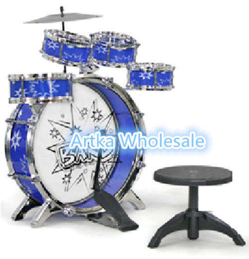ONLY ONE ON AUCTIONS !!!SUPER CHRISTMAS ROCK STAR BIG MUSICAL DRUM SET GIFT TOY