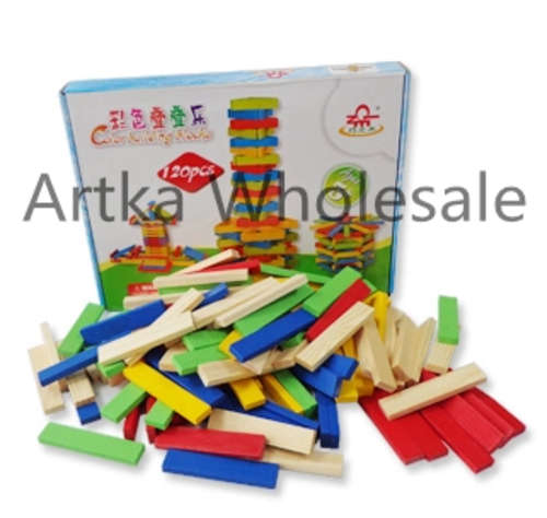 2 ON AUCTIONS !!!120 PIECES TOY  EDUCATIONAL  INTELLIGENT  COLOR BUILDING BLOCKS