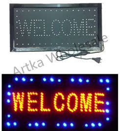 3 ON AUCTIONS !!!WELCOME LED SIGN