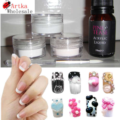 5 PIECE SET NAIL TREAT AT HOME ACRYLIC SCULPTURE KIT