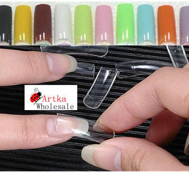 SET OF 13 BEAUTIFUL COLORS NAIL TIPS 1300PCS