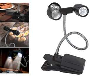 LED Goose neck 360 deg. Clip LIGHT High Heat resistant for Barbeque, Camping, Outdoor, office, etc