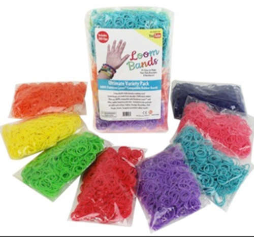 2400pc Rubber Band Refill Mega Value Pack with Clips -- Style 5 -- Rainbow Loom Bands