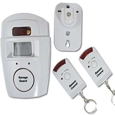Wireless Motion Sensor Alarm System with 2 Remotes