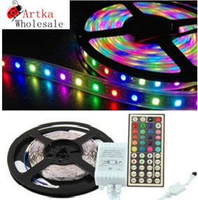 Led strip light 5m multi colour - 300 LED Lights Waterproof Flex Strip SMD 5050 LED strip