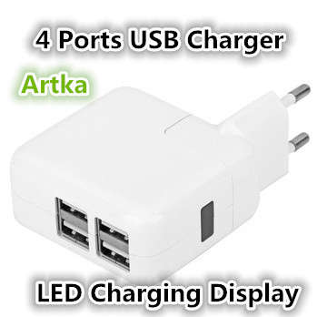 100% FULL POWER 4 PORT USB CHARGER