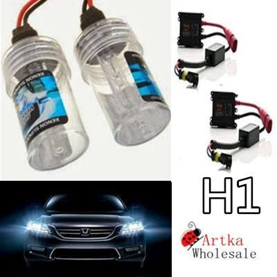 Complete set 2nd Generation H1 6000K Xenon HID Conversion Kit -- Super Vision Diamond White