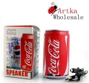 High Quality Coca Cola USB & Tf Card Multimedia Stereo Speaker