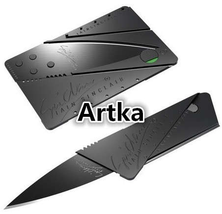 CARDSHARP CREDIT CARD FOLDING KNIFE -- No extra shipping