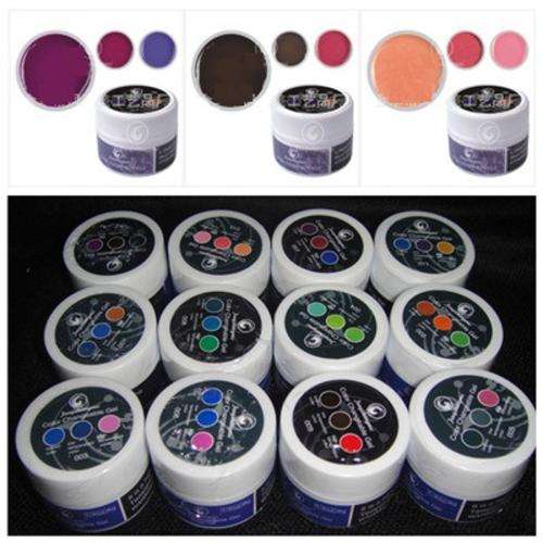 12PCS COLOR CHANGEABLE GEL SET *8g/each
