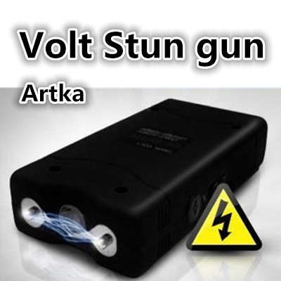 1.8 Million Volts 2-in-1 Stun Gun With Torch Black \ Pink