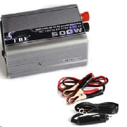 500W WATT DC 12V to AC 220V Portable Car Power Inverter Charger Converter Transformer -full watts-