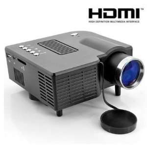 HOT!!! UNIC/Multidimension Portable Home Theater HDMI LED projector/Support computer TV USB SD BLACK