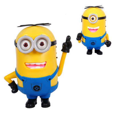 Portable Mini Minions Speaker with USB / Micro SD / TF card Slot / Stereo FM