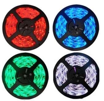 Led strip light 5m - 300 LED Lights Waterproof Flex Strip SMD 3528 LED strip 4 color can Choose