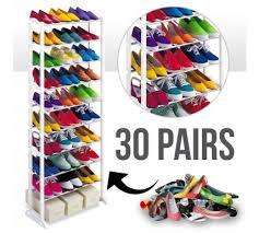 AMAZING SHOE RACK -- 30 PAIR AMAZING SHOE RACK