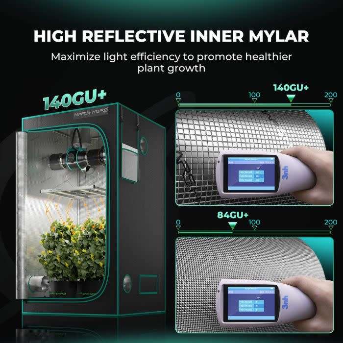Mars Grow Tent 2.4m x 1.2m x 2m