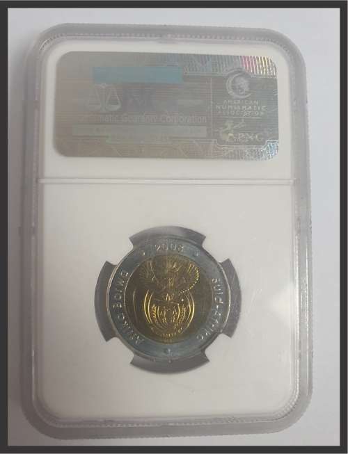 2008 90th Birthday R5 // NGC MS 65 // Picture of Actual Coin