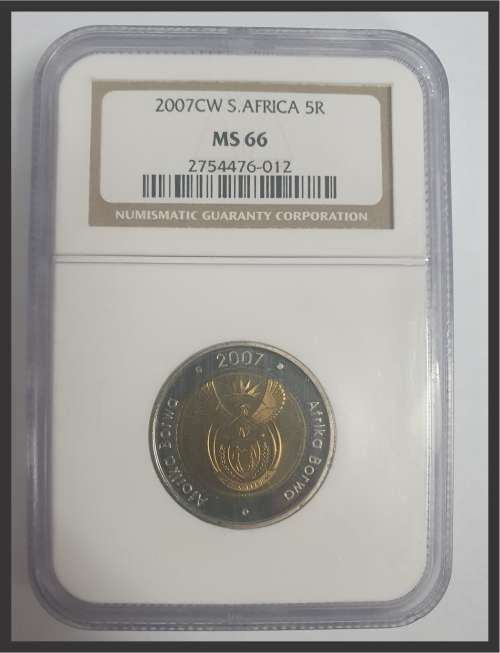 2007 Oom Paul R5 // NGC MS 66 // Only 2354 Minted