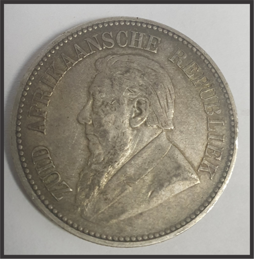 1895 ZAR 2 1/2 SHILLINGS // HIGH CATALOGUE VALUE!!! // VERY NICE COIN PLEASE SEE PICTURES