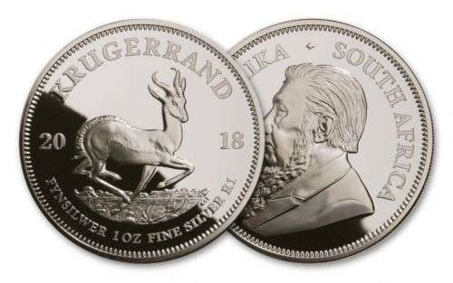 2018 PROOF SILVER KRUGERRAND // STILL SEALED IN BOX // CRAZY WEDNESDAY