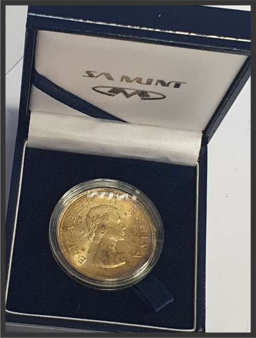 1958 2 1/2 Shillings // Coin in Capsule //  picture of actual coin