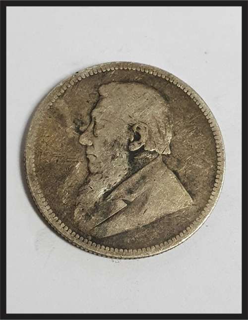 ZAR 1894 2 Shillings (Coin in Capsule)  Only 173 235 Minted  picture of actual coin ZAR 1894 2 Shill