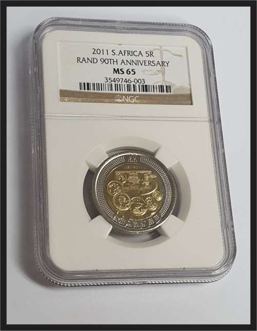 2011 SA R5 // NELSON MADELA 90th ANNIVERSARY // NGC MS 65