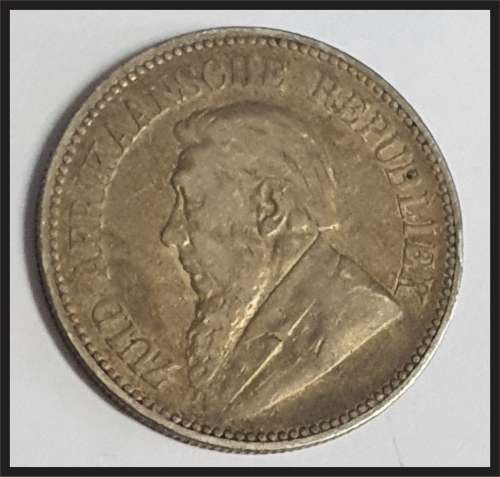 ZAR 1893 2 1/2 SHILLINGS // SEE PICTURE FOR CONDITION