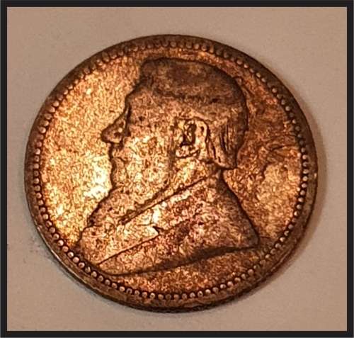 ZAR 1892 6 D  // Very Low Mintage 28 300 Minted Photos of actual coin