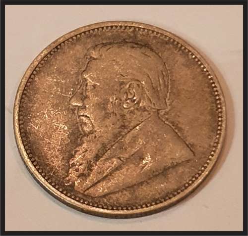 ZAR 1893 2 Shillings Only 106 951 Minted picture of actual coin, HIGH CATALOGUE VALUE!!!
