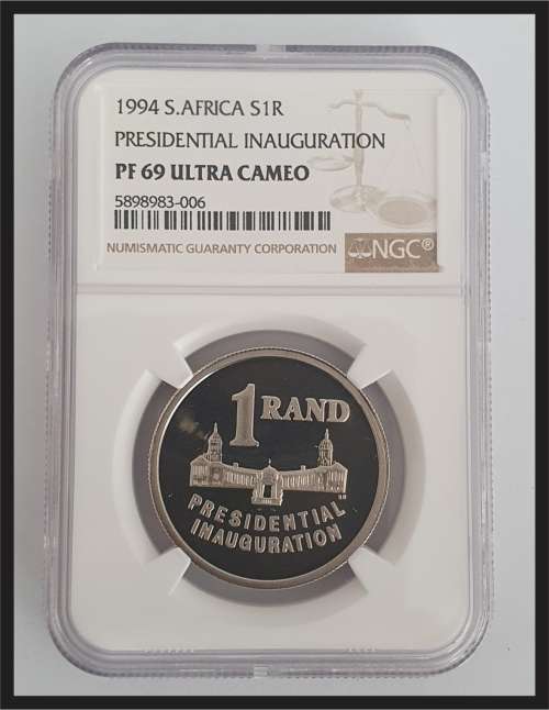 HIGH GRADE!!! // 1994 PRESIDENTIAL INAUGURATION R1 // NGC PF 69 ULTRA CAMEO