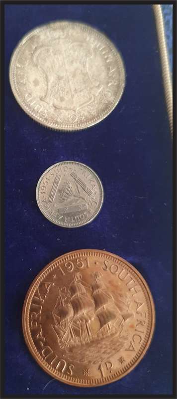 SA 1951 PROOF SET // PLEASE SEE PICTURES OF COINS