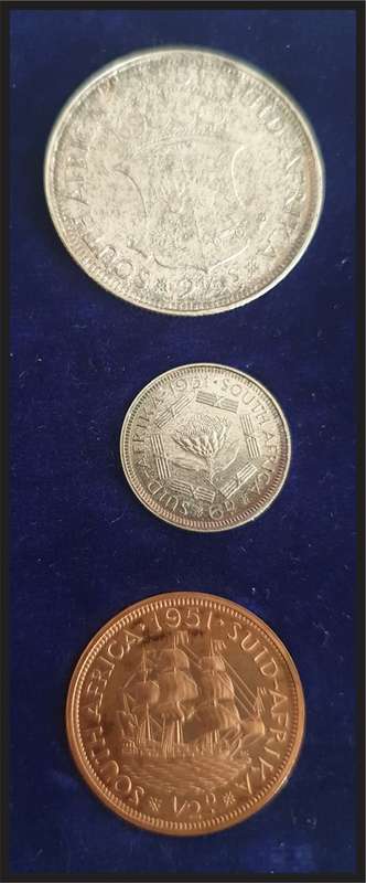 SA 1951 PROOF SET // PLEASE SEE PICTURES OF COINS