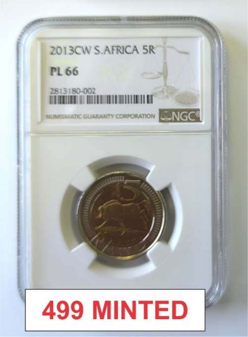 LOW MINTAGE // 2013 Oom Paul Mintmark R5 // NGC PL66 // 499 Minted