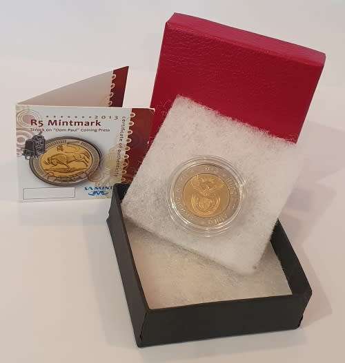 LOW MINTAGE // 2013 Oom Paul Mintmark R5 // In Box with Certificate // 499 Minted