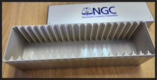 NGC COIN HOLDER FOR GRADE COINS - HOLDS 20 x COINS