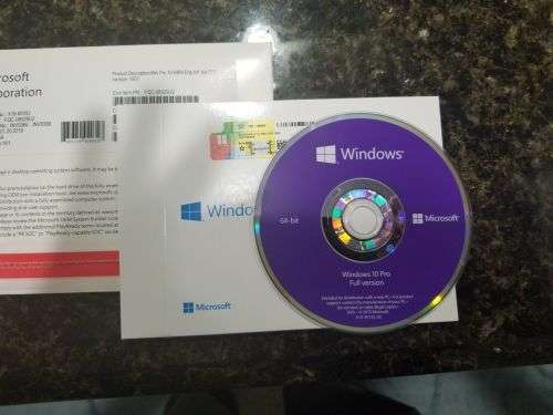 Microsoft Windows 10 Professional PRO 64 Bit FULL VERSION Brand New| Sealed| Retail Version