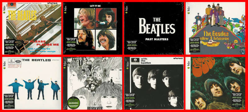 8 Different BRAND NEW and SEALED The Beatles CDs.  Shipping from R50-00.