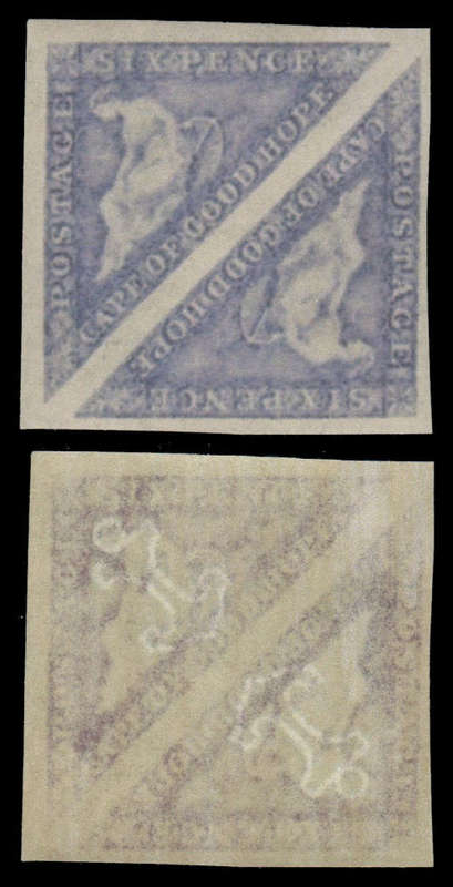 Cape of Good Hope.  Cape Triangular Forgery as per scan.