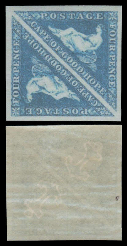 Cape of Good Hope.  Cape Triangular Forgery as per scan.