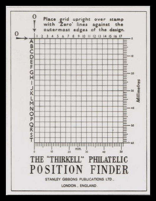 Stanley Gibbons POSITION FINDER. An indispensable tool for the specialist / serious philatelist. New