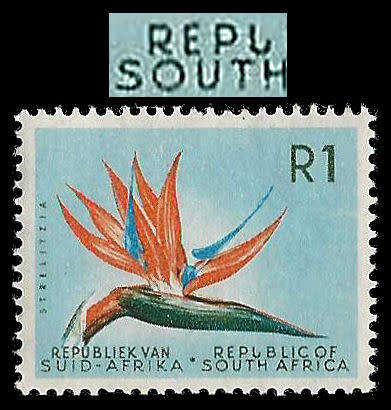 Republic of South Africa. WMK C.O.A. with BROKEN U variety.  Unmounted mint. Cat.value R1 125-00?