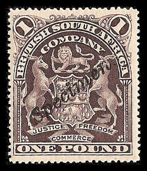 One Pound (Superb Unmounted Mint) overprinted Specimen. Free Shipping!