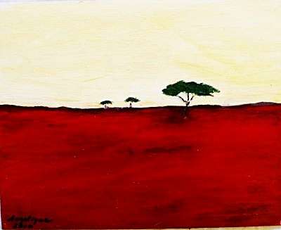 Acacia Tree, 30x30cm, Angelique 2010